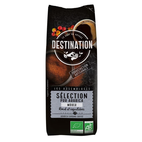 Kawa mielona 100% arabica selection mielona 250 g Destination cena 5,85$