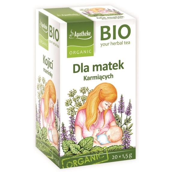 Herbatka dla matek karmiących 20 saszetek BIO Apotheke cena 2,09$