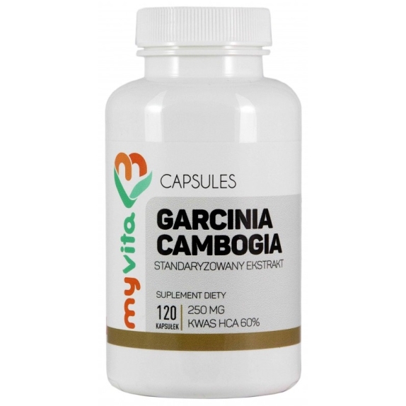 MyVita Garcinia Cambogia Ekstrakt 250 mg 120 kapsułek cena 9,76$