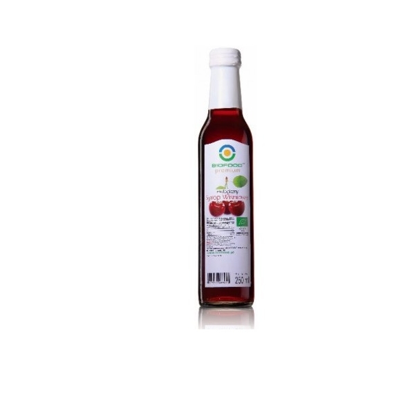 Syrop wiśniowy 250 ml BIO Bio Food cena 13,59zł