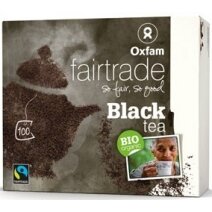 Herbata czarna Sri Lanka 100 saszetek BIO Oxfam ft 