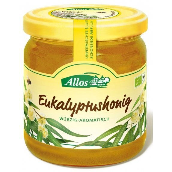 Miód nektarowy eukaliptusowy Bio 500 g Allos cena 42,16zł