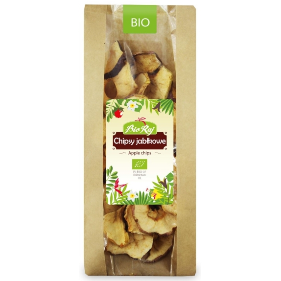 Chipsy jabłkowe 50g BIO Bio Raj cena 1,58$