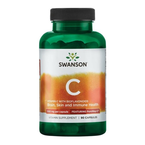 Swanson pureway-c 500 mg 90 kapsułek cena 15,90$