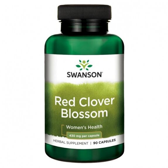 Swanson red clover 430 mg 90 kapsułek cena 12,12$