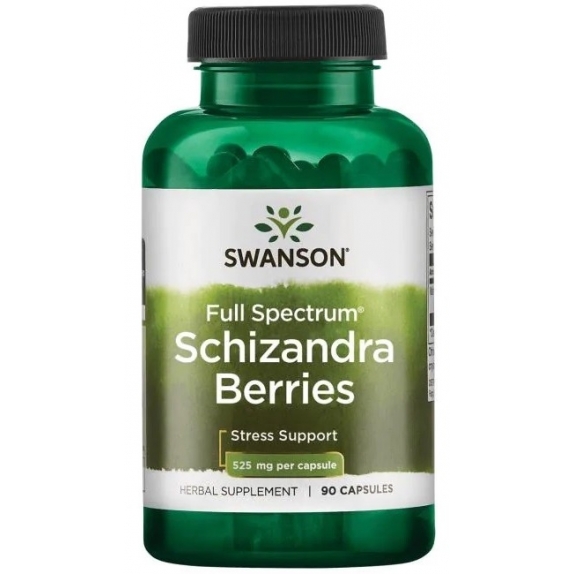 Swanson schizandra berries 525 mg 90 kapsułek cena 13,74$