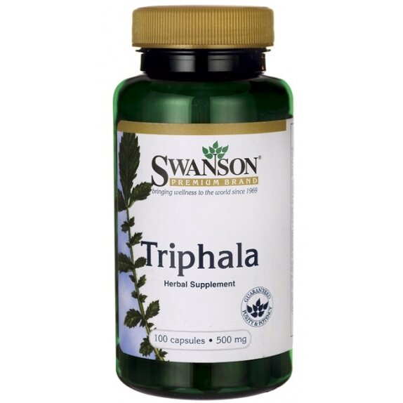 Swanson triphala 500 mg 100 kapsułek  cena 9,96$