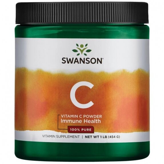 Swanson witamina C 100% czystości 454 g cena 20,79$