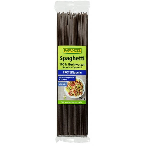 Makaron gryczany spaghetti bezglutenowy 250 g BIO Rapunzel cena 4,02$