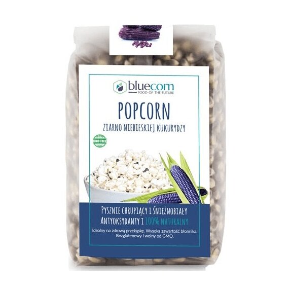 Ziarno popcornu z niebieskiej kukurydzy 350 g Bluecorn cena €2,38