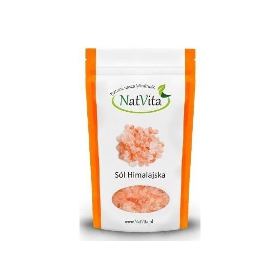Sól himalajska różowa drobnoziarnista 1kg Natvita cena 6,09zł