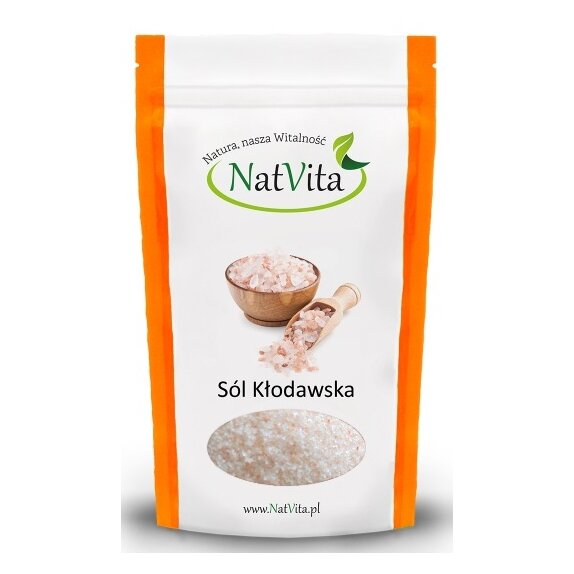 Sól kłodawska miałka 800 g Natvita cena 5,15zł