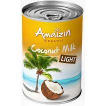 Napój kokosowy Light w puszce (9% tłuszczu) 400 ml BIO Amaizin