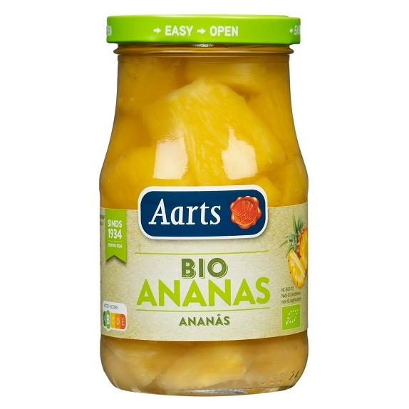 Ananas kawałki w lekkim syropie 350 g BIO Aarts cena €2,87