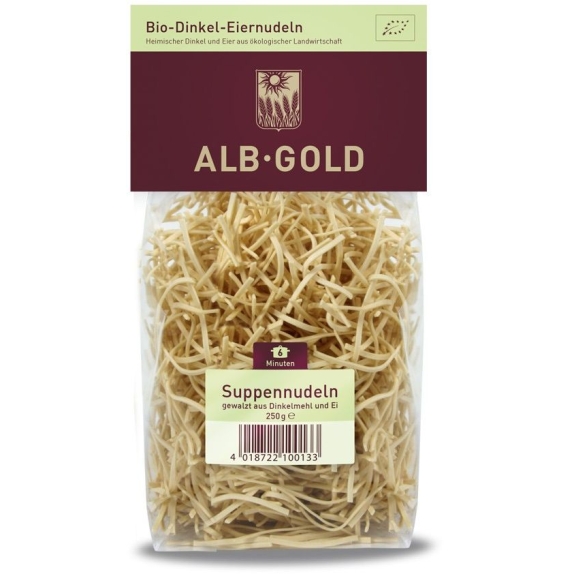 Makaron orkiszowy nitka jajeczny 250 g BIO Alb-Gold  cena €1,83