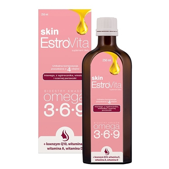 EstroVita Skin omega 3-6-9 250 ml cena 22,65$