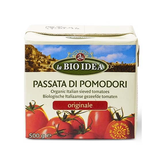Przecier pomidorowy passata w kartonie 500 ml BIO La Bio Idea cena €1,74