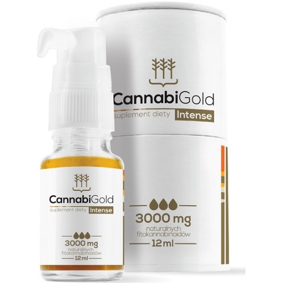 CannabiGold Intense 3000 mg 12 ml HemPoland cena €170,98