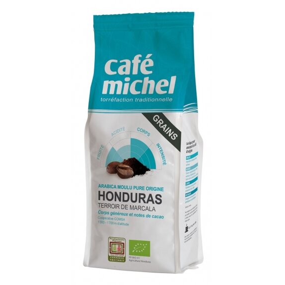 Kawa ziarnista Arabica 100%  Honduras Fair Trade 250 g BIO Cafe Michel cena 8,41$