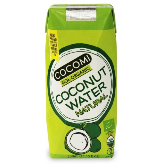 Woda kokosowa naturalna BIO 330 ml Cocomi  cena 1,81$