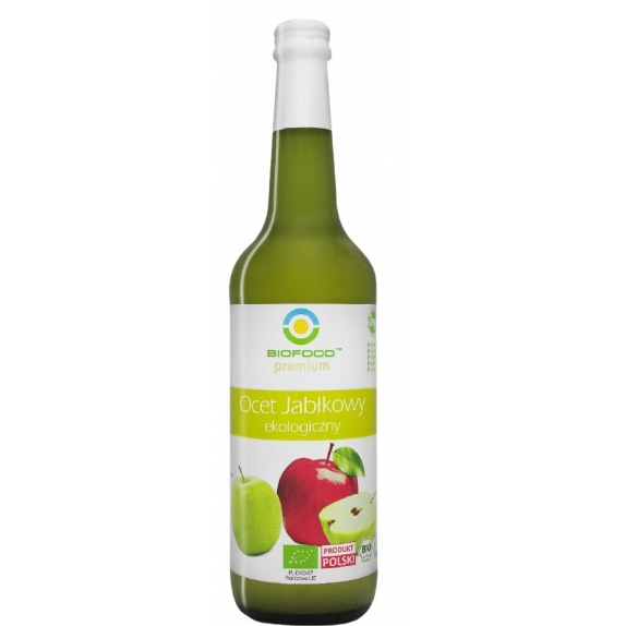 Ocet jabłkowy niefiltrowany 700 ml BIO Bio Food cena 3,89$