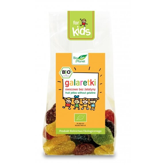 Galaretki owocowe dla dzieci 100 g Bio Planet cena 2,73$