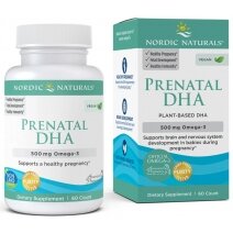 Prenatal DHA Vegan 500 mg, 60 kapsułek Nordic Naturals