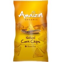 Chipsy kukurydziane solone bezglutenowe 250g BIO Amaizin