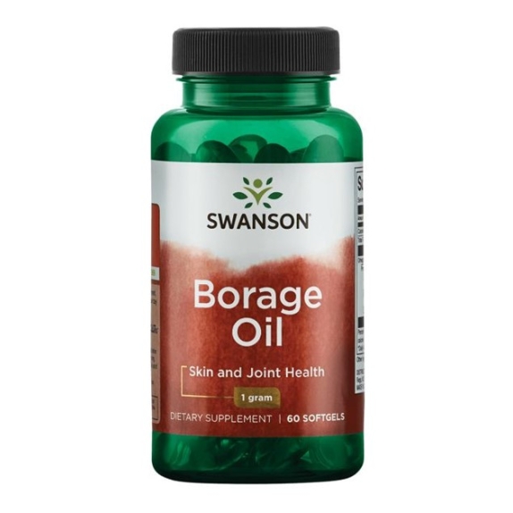 Swanson borage oil 60 kapsułek cena €10,80