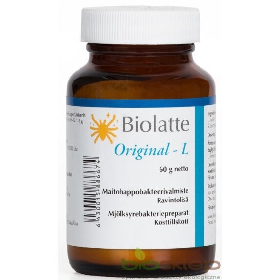 Biolatte Original-L (Probiotyk dla dzieci) 60g  cena 36,99$