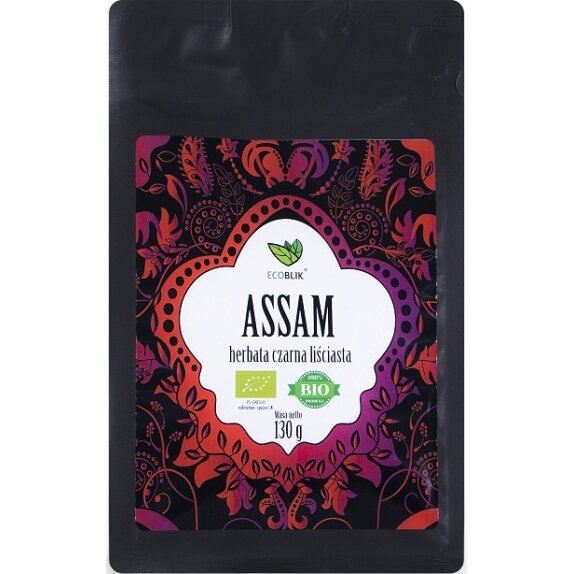 EcoBlik herbata czarna liściasta Assam 130 g BIO  cena 6,86$
