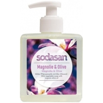 Sodasan mydło w płynie magnolia oliwka 300 ml PROMOCJA!