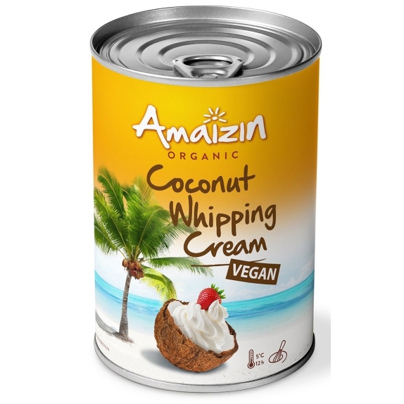 Krem kokosowy do ubijania (puszka) 400 ml BIO Amaizin  cena 4,14$