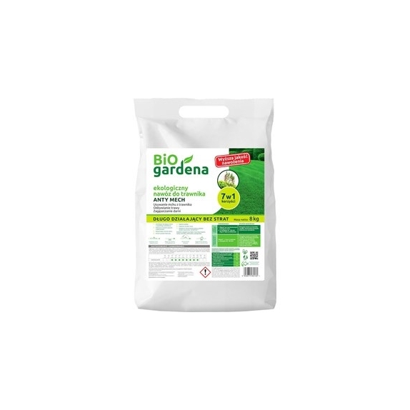Nawóz do trawników anty mech ECO 8 kg Bio Gardena  cena €25,51
