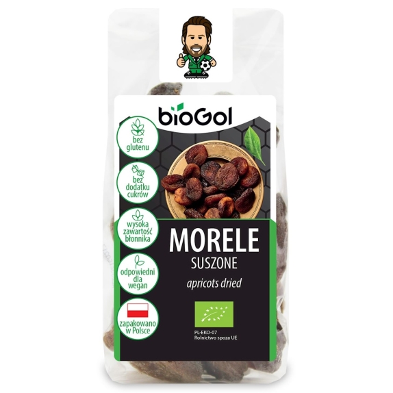 Morele suszone 150 g BIO BioGol cena €2,29