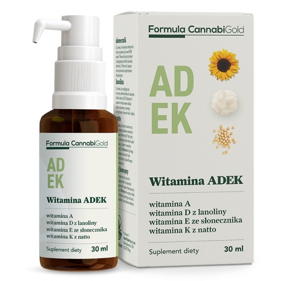 Formula CannabiGold Vitamin ADEK 30 ml HemPoland  cena €8,83