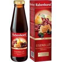 Rabenhorst napój owocowo-ziołowy z żelazem i witaminami C B1 B2 B6 B12 450 ml BIO