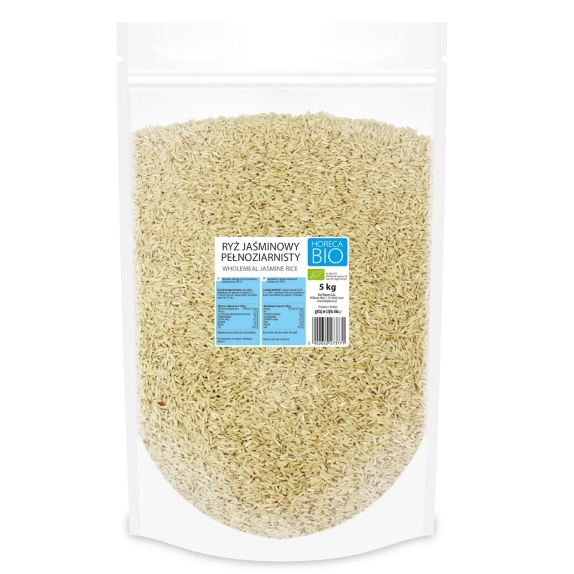 Ryż jaśminowy pełnoziarnisty 5 kg BIO Horeca cena 20,59$