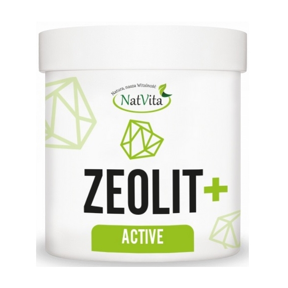 Zeolit Active (96,5% proszek) 150 g NatVita cena 26,16$