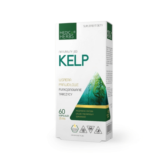 Medica Herbs kelp ( jod ) 60 kapsułek cena €3,15