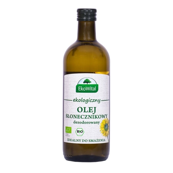 Olej słonecznikowy do smażenia 1 l BIO Eko-Wital cena €4,96