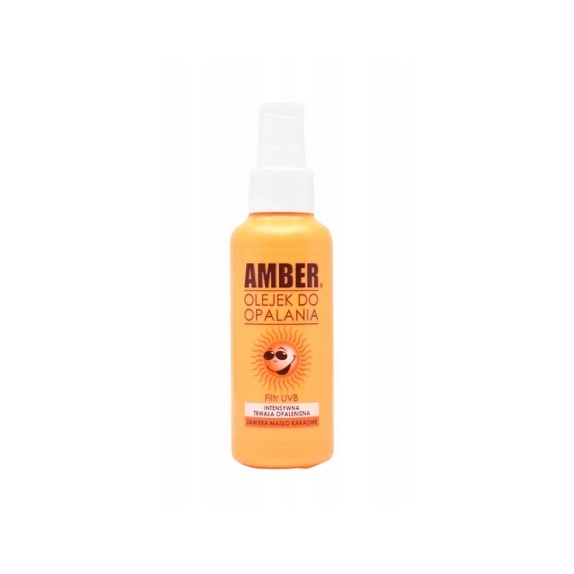 Amber olejek do opalania z filtrem UVB w sprayu120 ml cena €4,51