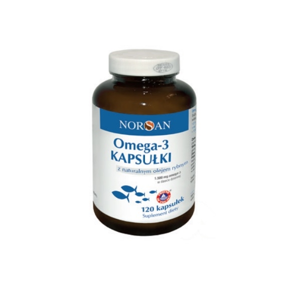 Norsan Omega-3 (1500 mg) 120 kapsułek  cena €29,21