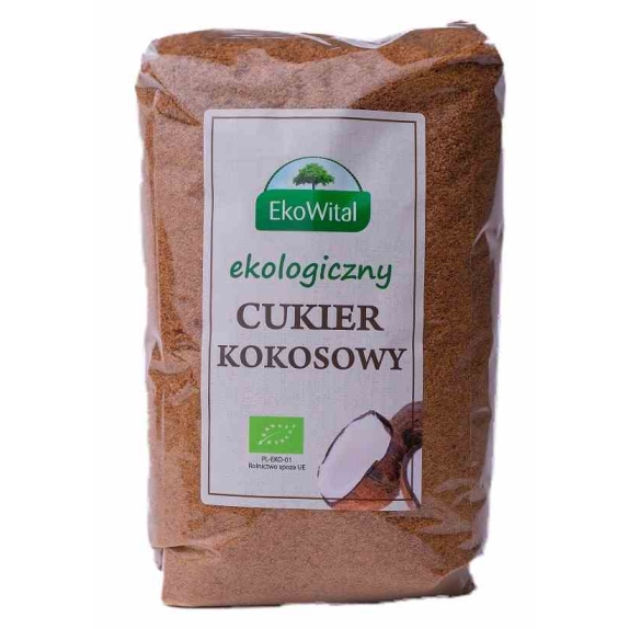 Cukier kokosowy 1 kg BIO Eko-Wital cena 9,30$
