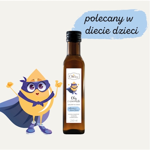 Olvita olej z czarnuszki dla dzieci 250 ml  cena 15,88$