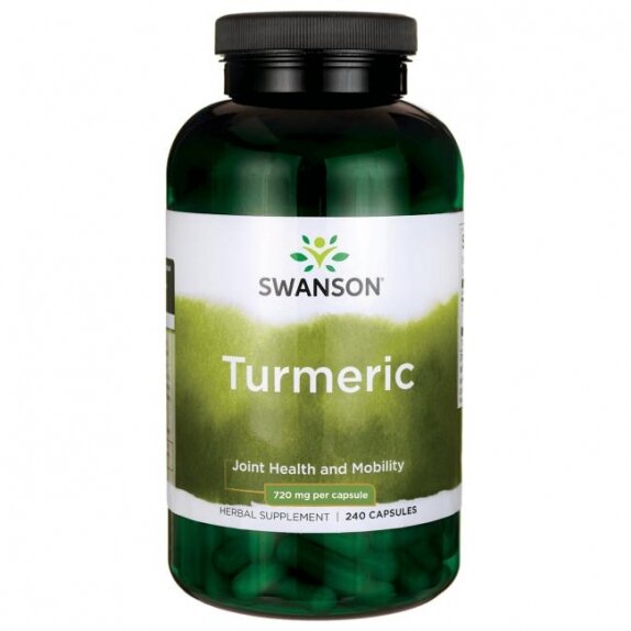 Swanson turmeric 720 mg 240 kapsułek cena 14,28$