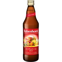 Rabenhorst sok wieloowocowy (żółty) 11+11 multiwitamina 750 ml BIO