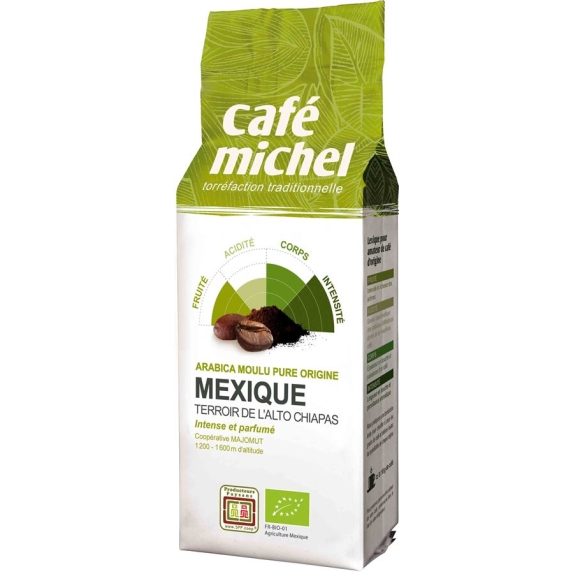 Kawa mielona Arabica 100% Meksyk Fait Trade 250 g BIO Cafe Michel  cena €7,28