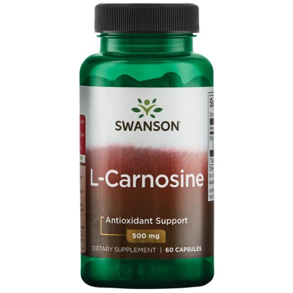 Swanson l-karnozyna 500 mg 60 kapsułek cena €44,59