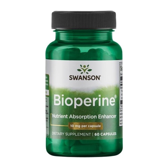 Swanson bioperine 10 mg 60 kapsułek cena 6,37$
